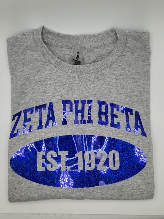 Zeta Phi Beta Collegiate T-Shirt (Made in the USA)