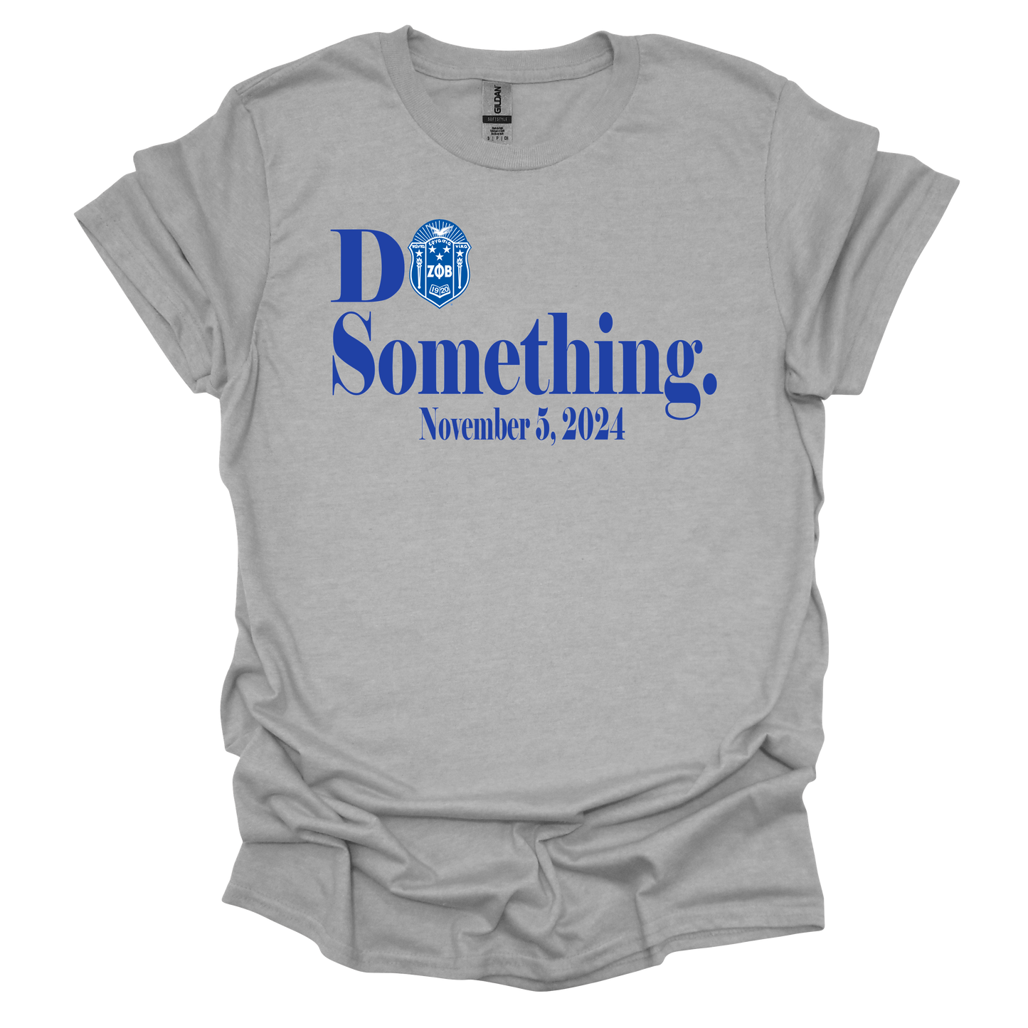 Zeta Phi Beta - Do Something T-shirt (With Date)