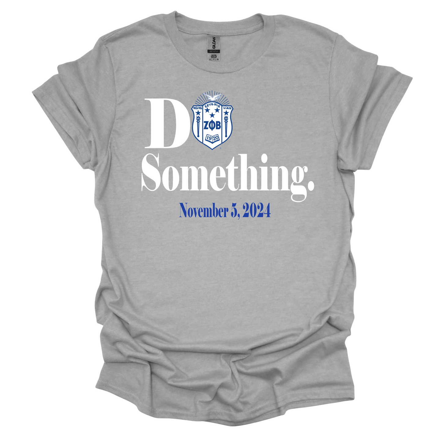 Zeta Phi Beta - Do Something T-shirt (With Date)