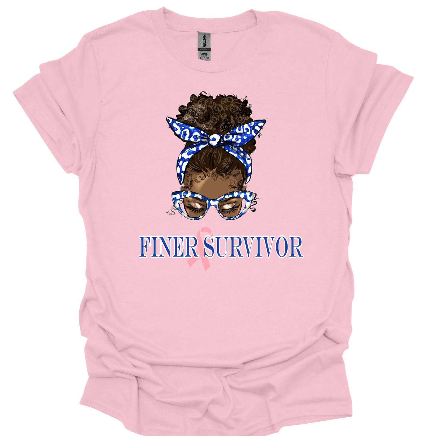 Finer Survivor Messy Bun T-shirt