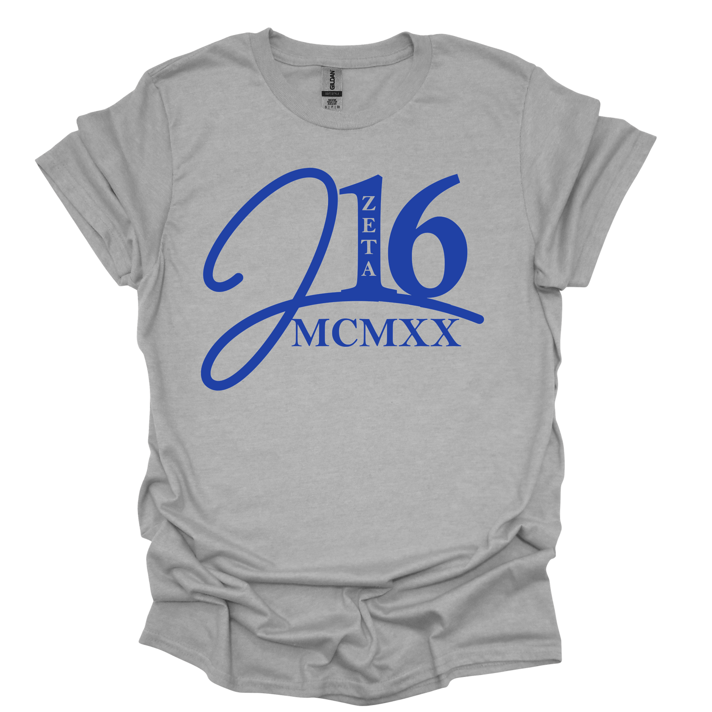 Zeta Phi Beta J16 Roman Numeral Short Sleeve T-Shirt
