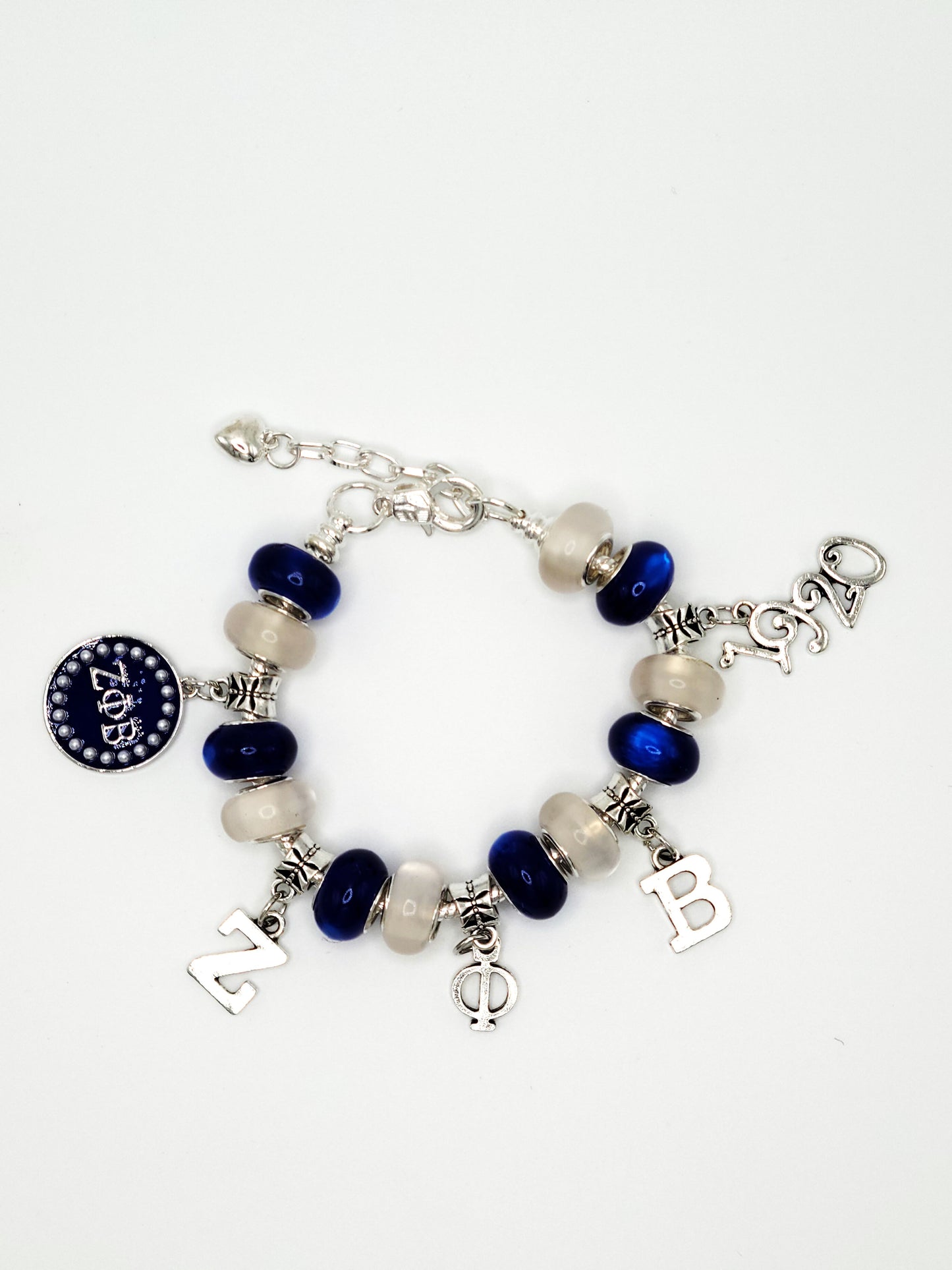 Zeta Phi Beta Multi Charm Bracelet