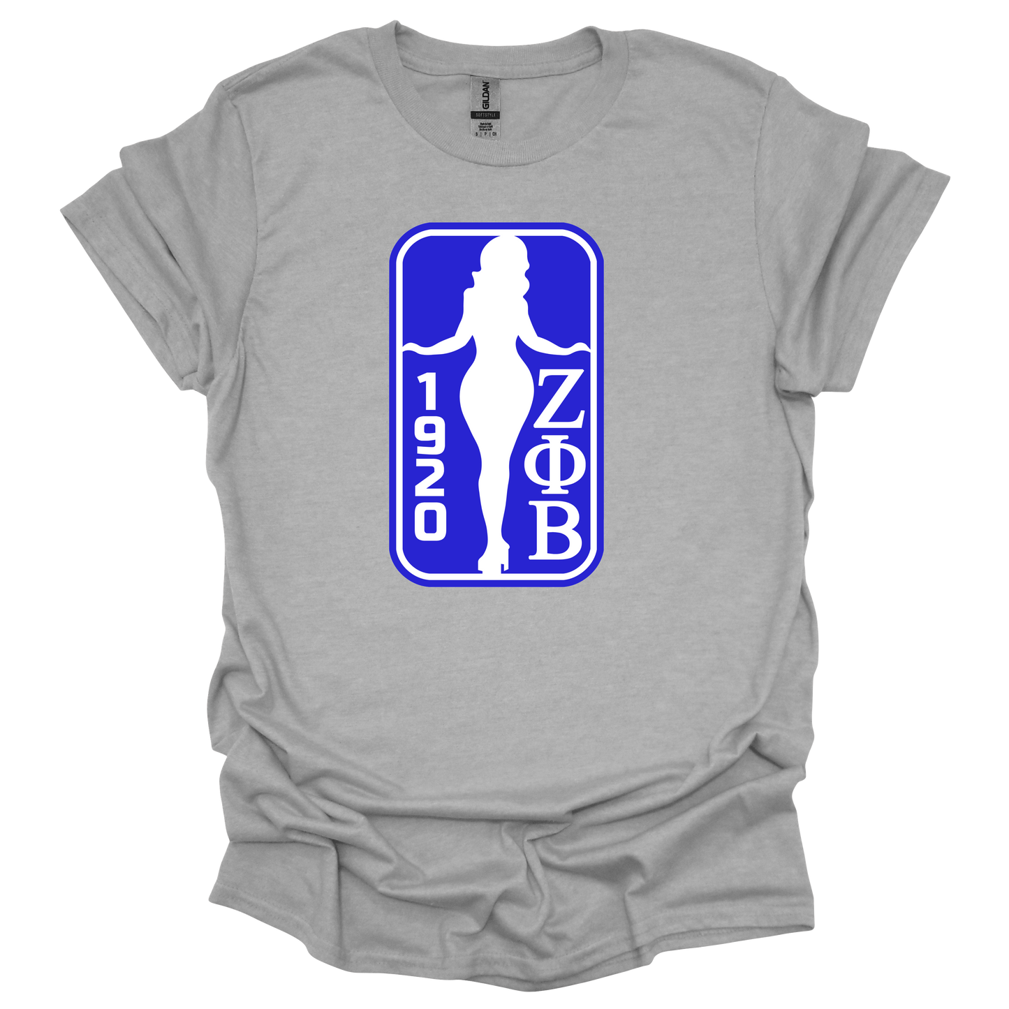 Zeta Phi Beta Lady Silhouette T-Shirt