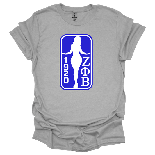 Zeta Phi Beta Lady Silhouette T-Shirt