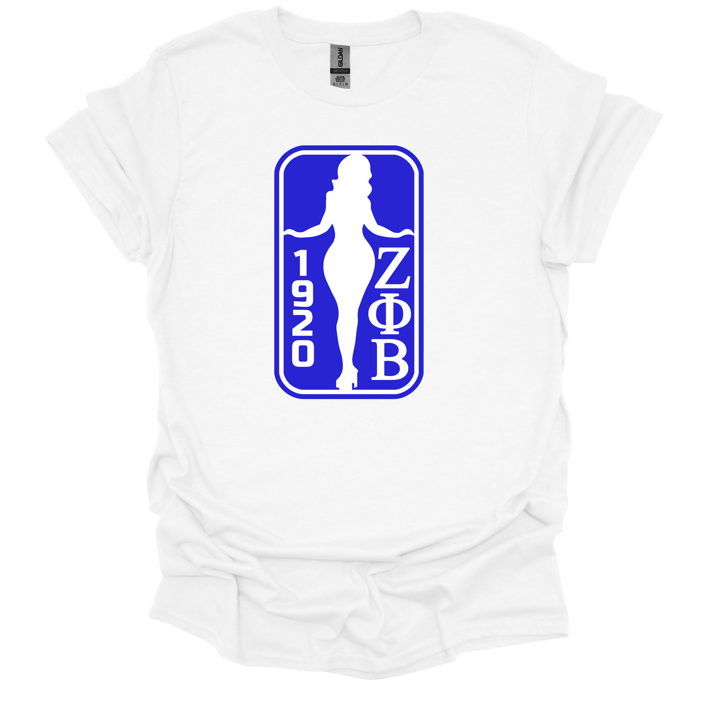 Zeta Phi Beta Lady Silhouette T-Shirt