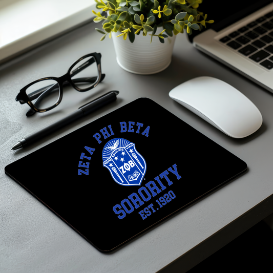 Zeta Phi Beta Shield Mousepad