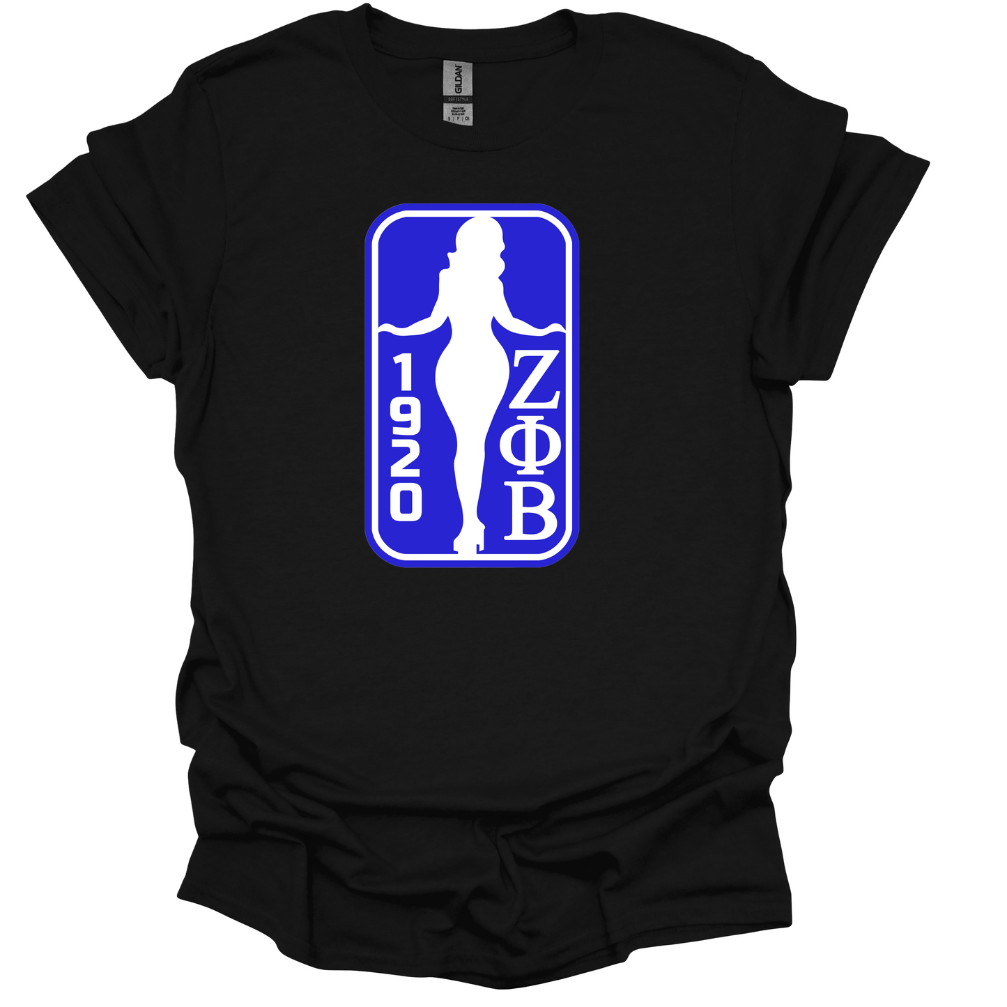 Zeta Phi Beta Lady Silhouette T-Shirt