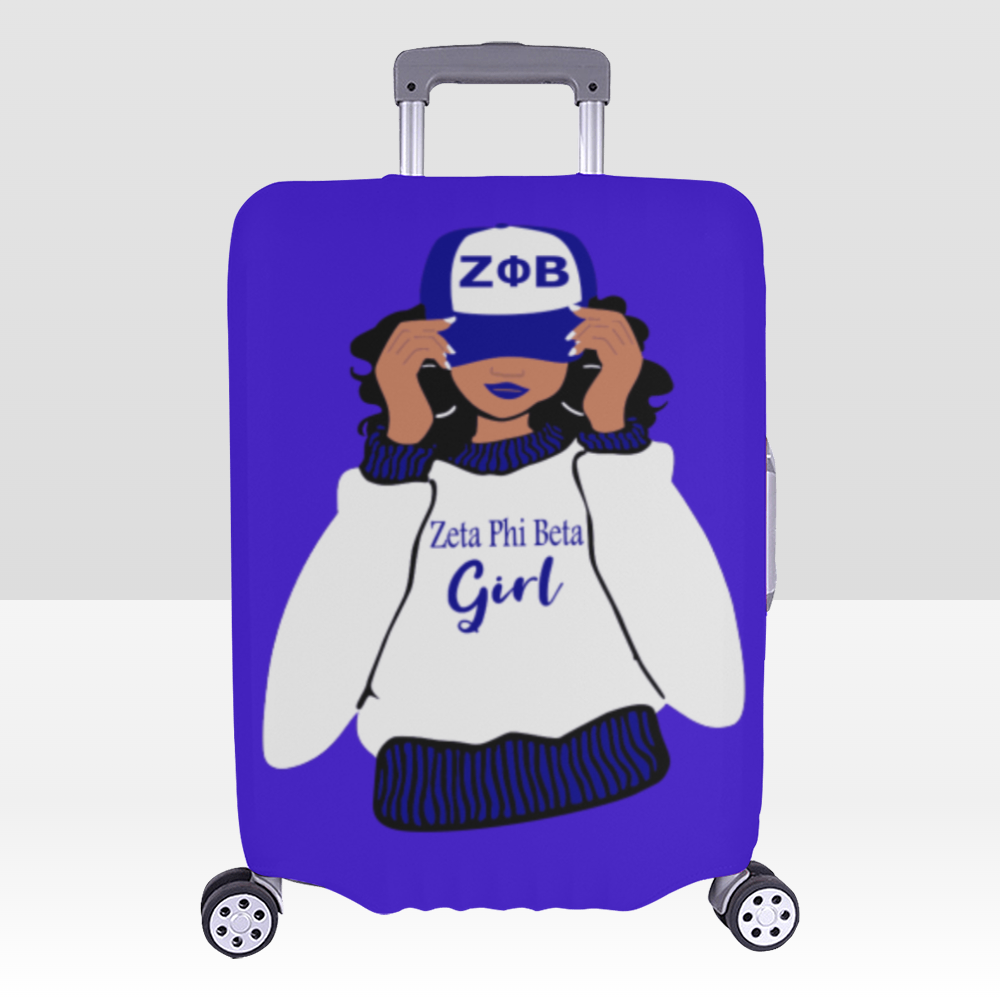 Zeta Phi Beta Baseball Cap Girl Luggage Cover