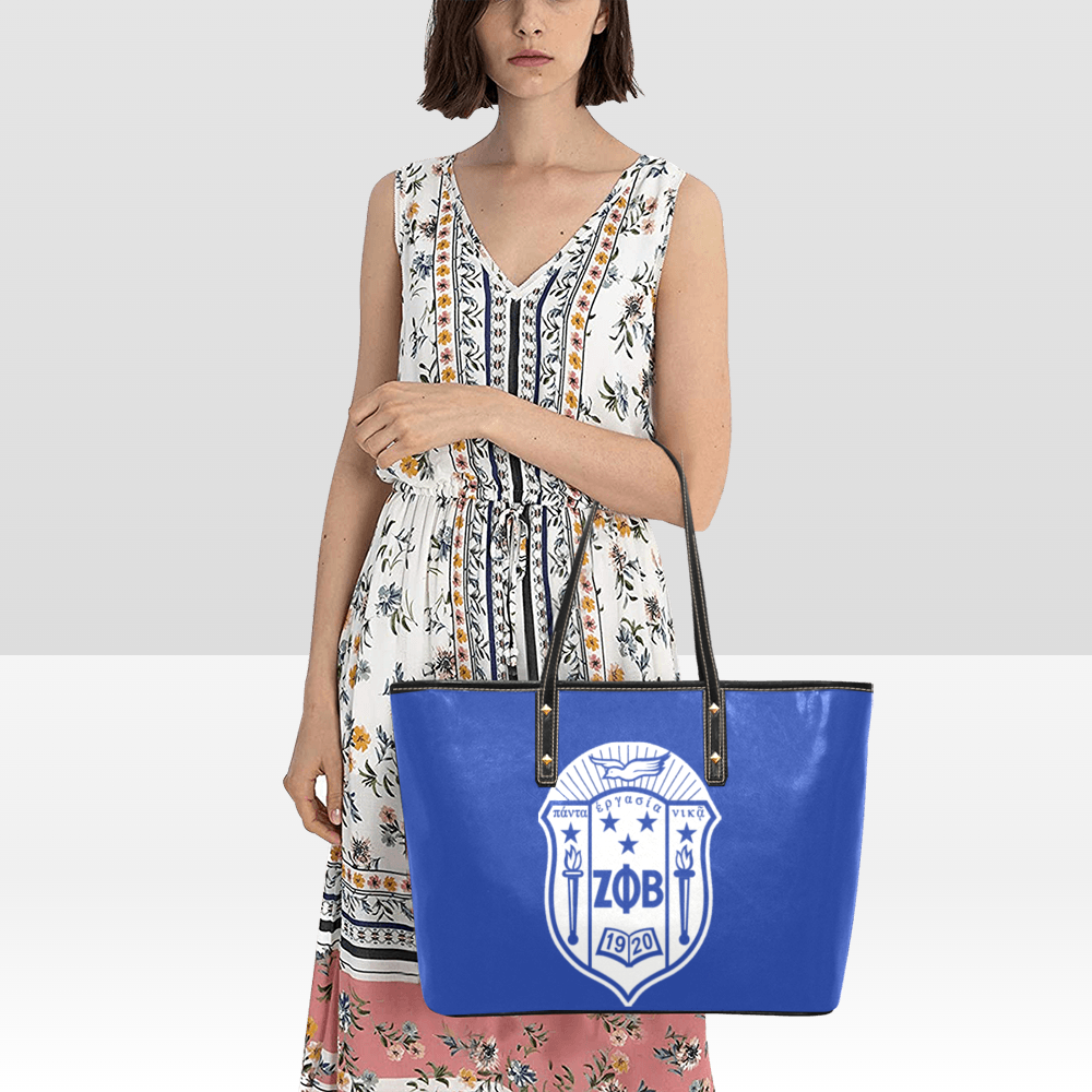 Zeta Phi Beta Shield Tote Bag - PRE-ORDER