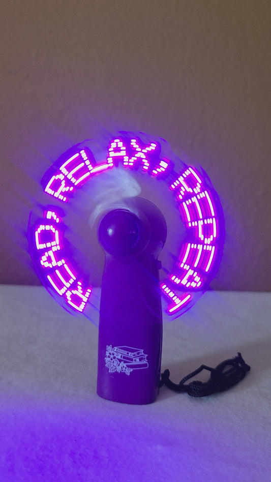 Book Lovers LED Message Fan